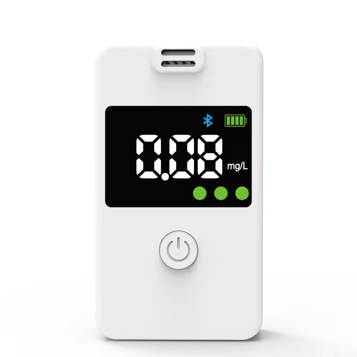 NEPZ Bluetooth Breathalyzer with LCD Display & Data Recording – Personal Alcohol Tester