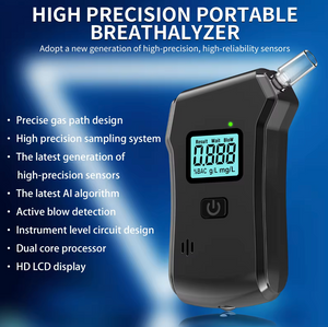 NEPZ Digital Breathalyzer with LCD Display & Extra Mouthpieces