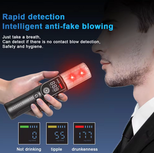 NEPZ Rechargeable Digital Breathalyzer with Voice Alerts